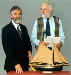 Ray Keary (right) with Dr. Peadar McArdle, Director GSI