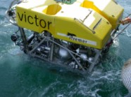 Victor - the IIFREMER ROV being deployed from the polarstern